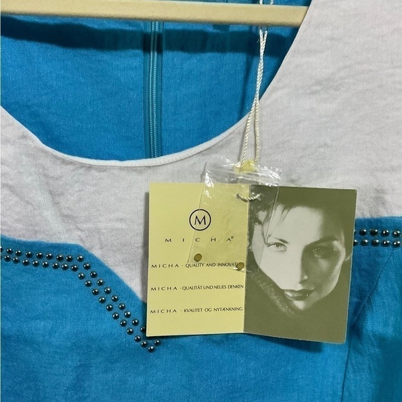 MICHA Sheath Dress. Blue. Sz.12 NWT - Picture 4 of 14